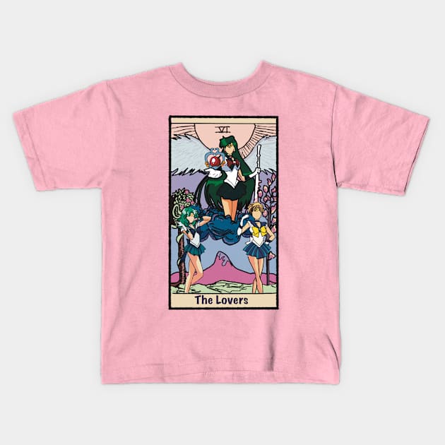 Tarot Lovers Kids T-Shirt by Bookstore-Rabbit